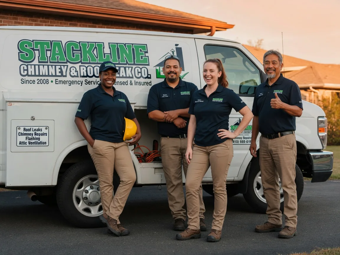 Chimney flashing repair company in Wallace, NC